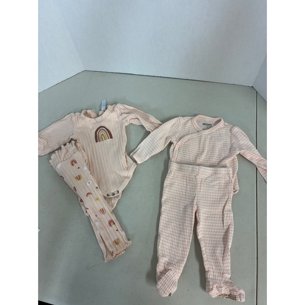 Baby Girl Clothes Bundle 3-6M Carters Rachel Zoe Charlotte & Star 8pc Set